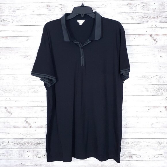 Calvin Klein Other - Calvin Klein Mens Polo Shirt XXL Slim Fit Black 111A